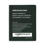 MEDIACOM BATTERIA M-1BATG512 Lithium 3.8v 2000mAh RECHARGEABLE PER TELEFONO CELLULARE SMARTPHONE PhonePad Duo G - M-PPBG512, M-PPAG512, M-PPDG512, M-PPCG512