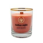 CANDELA PROFUMATA ORGANIC INDIAN NIGHT 250gr profumazione vaniglia e sandalo