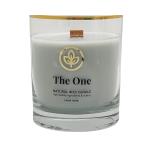 CANDELA PROFUMATA ORGANIC THE ONE 250gr profumazione pesca e bergamotto