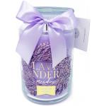CANDELA PROFUMATA GIARA GRANDE VIOLET LAVANDA 700gr profumazione lavanda 120h durata