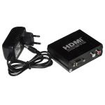 ADATTATORE CONVERTITORE HDMI A VIDEO VGA CON AUDIO RCA LKCONV03