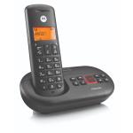 CORDLESS MOTOROLA E211 CON SEGRETERIA VIVAVOCE E DISPLAY RETROILLUMINATO COLORE NERO